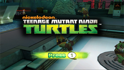 Nickelodeon Teenage Mutant Ninja Turtles - Screenshot - Game Title Image