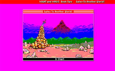 Might and Magic: Book Two: Gates to Another World! - Screenshot - Game Title Image