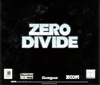 Zero Divide - Box - Back Image