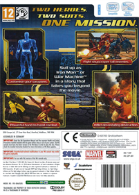 Iron Man 2 - Box - Back Image