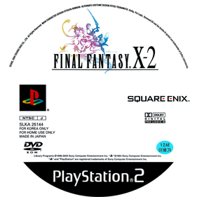 Final Fantasy X-2 - Disc Image