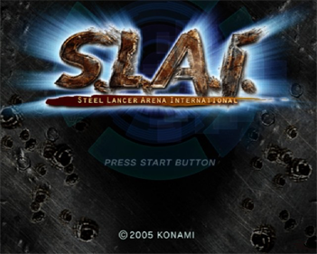 S.L.A.I.: Steel Lancer Arena International - Screenshot - Game Title Image