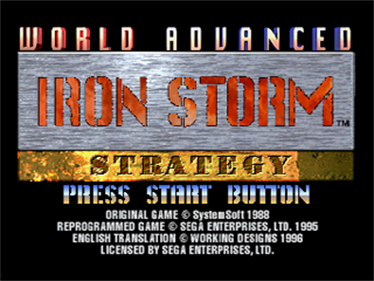 Iron Storm - Screenshot - Game Title Image