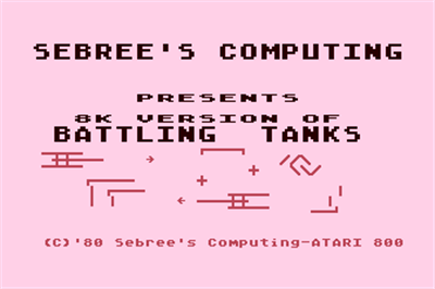 Battling Tanks - Screenshot - Game Title Image