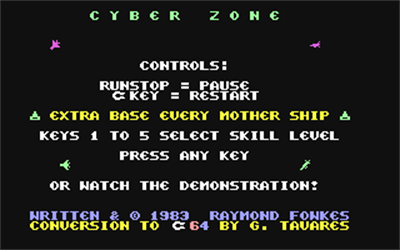 Cyberzone - Screenshot - Game Title Image