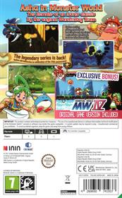 Wonder Boy Asha in Monster World - Box - Back Image