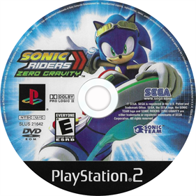 Sonic Riders: Zero Gravity - Disc Image