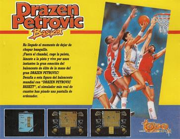 Drazen Petrovic Basket - Box - Back Image