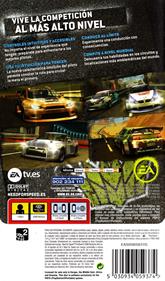 Need for Speed: ProStreet - Box - Back Image