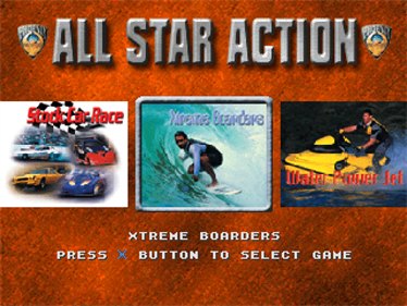 All Star Action - Screenshot - Game Title Image