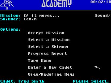 Academy: Tau Ceti II - Screenshot - Game Select Image