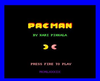 Pacman - Screenshot - Game Title Image