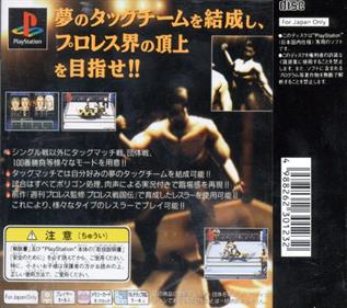 Pro Wrestling Sengokuden: Hyper Tag Match - Box - Back Image