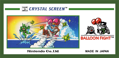 Balloon Fight (Crystal Screen) - Box - Back - Reconstructed Image