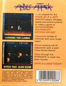 Andes Attack - Box - Back Image