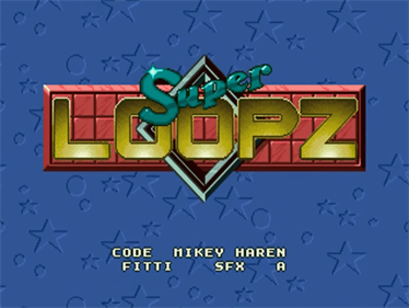 Super Loopz - Screenshot - Game Title Image