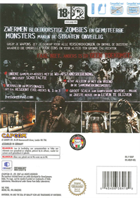 Resident Evil: The Umbrella Chronicles - Box - Back Image