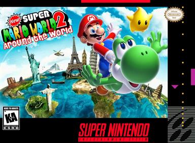 New Super Mario World 2: Around The World - Box - Front Image