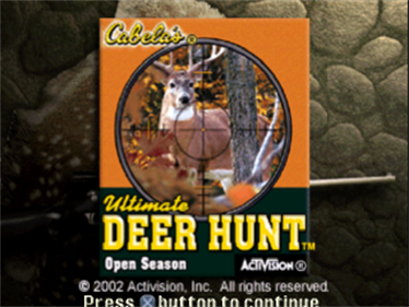Cabela's Ultimate Deer Hunt: Open Season - Screenshot - Game Title Image