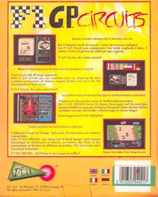 F1 G.P. Circuits - Box - Back Image