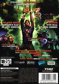 Evil Dead: Regeneration - Box - Back Image