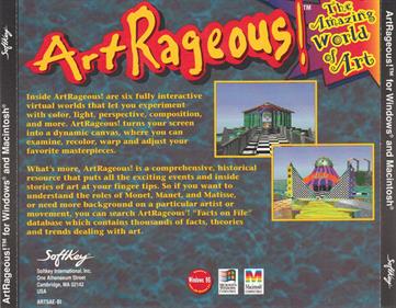 ArtRageous! - Box - Back Image