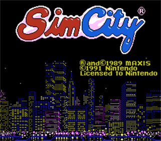 SimCity - Screenshot - Game Title Image