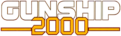 Gunship 2000 - Clear Logo Image