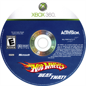 Hot Wheels: Beat That! - Disc Image