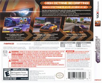 Ridge Racer 3D - Box - Back Image