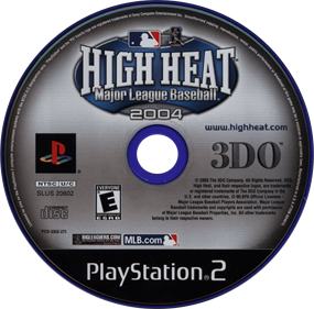 High Heat Major League Baseball 2004 - Disc Image