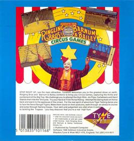Circus Games (Tynesoft Computer Software) - Box - Back Image