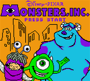 Monsters, Inc. - Screenshot - Game Title Image
