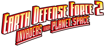 Earth Defense Force 2: Invaders from Planet Space - Clear Logo Image
