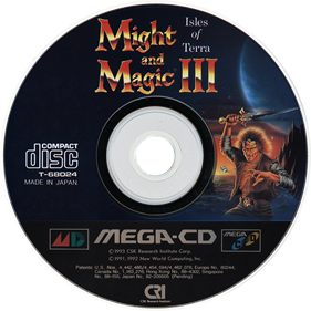 Might and Magic III: Isles of Terra - Disc Image