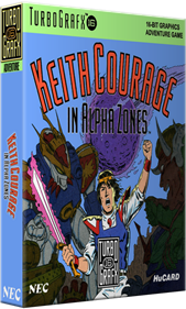 Keith Courage in Alpha Zones - Box - 3D Image