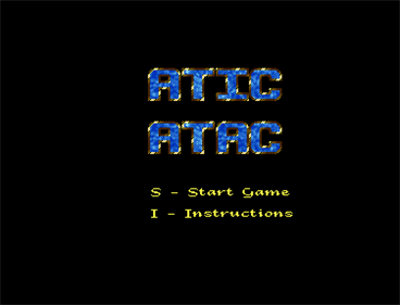 Atic Atac - Screenshot - Game Title Image