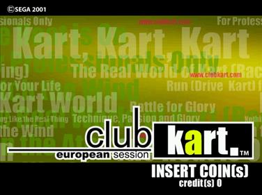 Club Kart: European Session - Screenshot - Game Title Image