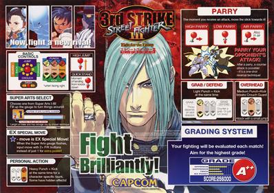 Street Fighter III: 3rd Strike: Fight for the Future - Arcade - Controls Information Image