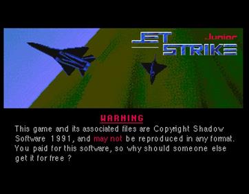 Jet Strike Junior - Screenshot - Game Title Image
