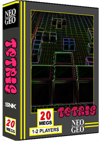 NeoGeo 2 Player Tetris - Box - 3D Image