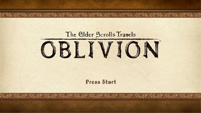 The Elder Scrolls Travels: Oblivion - Screenshot - Game Title Image