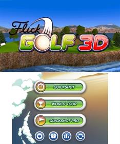 Flick Golf 3D - Screenshot - Game Title Image