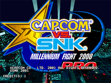 Capcom vs. SNK: Millennium Fight 2000 Pro - Screenshot - Game Title Image