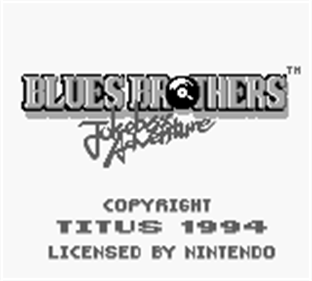 The Blues Brothers: Jukebox Adventure - Screenshot - Game Title Image