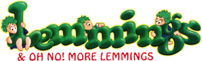 Lemmings & Oh No! More Lemmings - Clear Logo Image