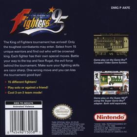 The King of Fighters '95 - Box - Back Image