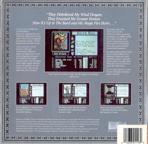 The Bard's Tale: Tales of the Unknown: Volume I - Box - Back Image