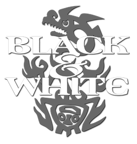 Black & White - Clear Logo Image