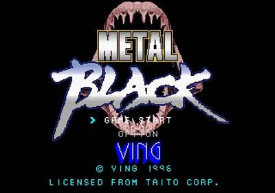 Metal Black - Screenshot - Game Title Image